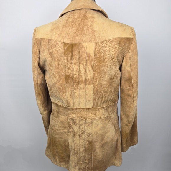 Vintage 70’s Robert Lewis Suede Leather Blazer 40L - Picture 4 of 13